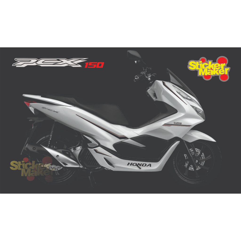 Pcx 150 แถบ simple honda pcx 150 สติ๊กเกอร์ตัด | Shopee Thailand
