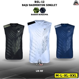 เสื้อกีฬาแบดมินตัน พิมพ์ลาย สําหรับผู้ใหญ่ Bsl 12 Singlet RF