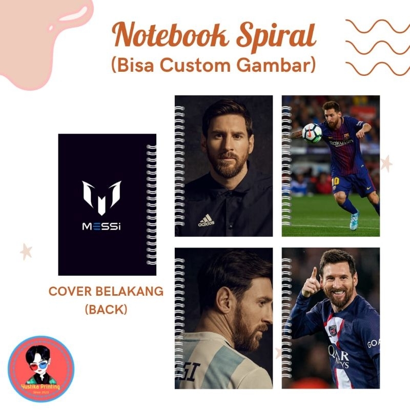 Lionel Messi Spiral Notebook - คุณสามารถขอภาพอื่นได้ | Shopee Thailand