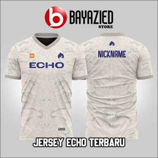 เสื้อกีฬาแขนสั้น ลายทีม Jersey ECHO ESPORTS สีขาว