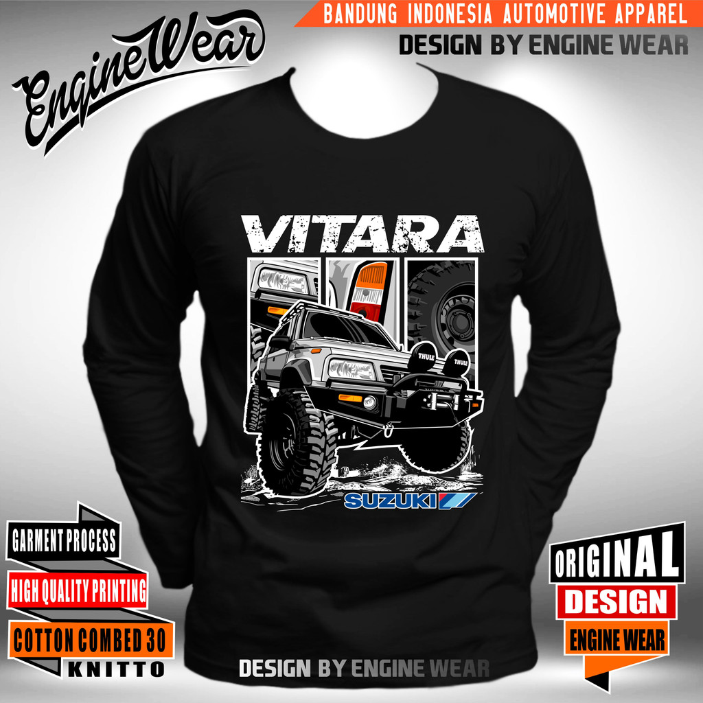 เสื้อยืด-พิมพ์ลาย-suzuki-vitara-offroad-escudo-sidekick-สําหรับผู้ชาย