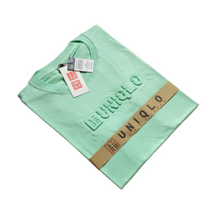 เสื้อยืด Uniqlo Embos L Kaos Uniqlo Sablon Timbul Dusty Green คุณภาพพรีเมี่ยม ขนาดจัมโบ้ M L XL XXL