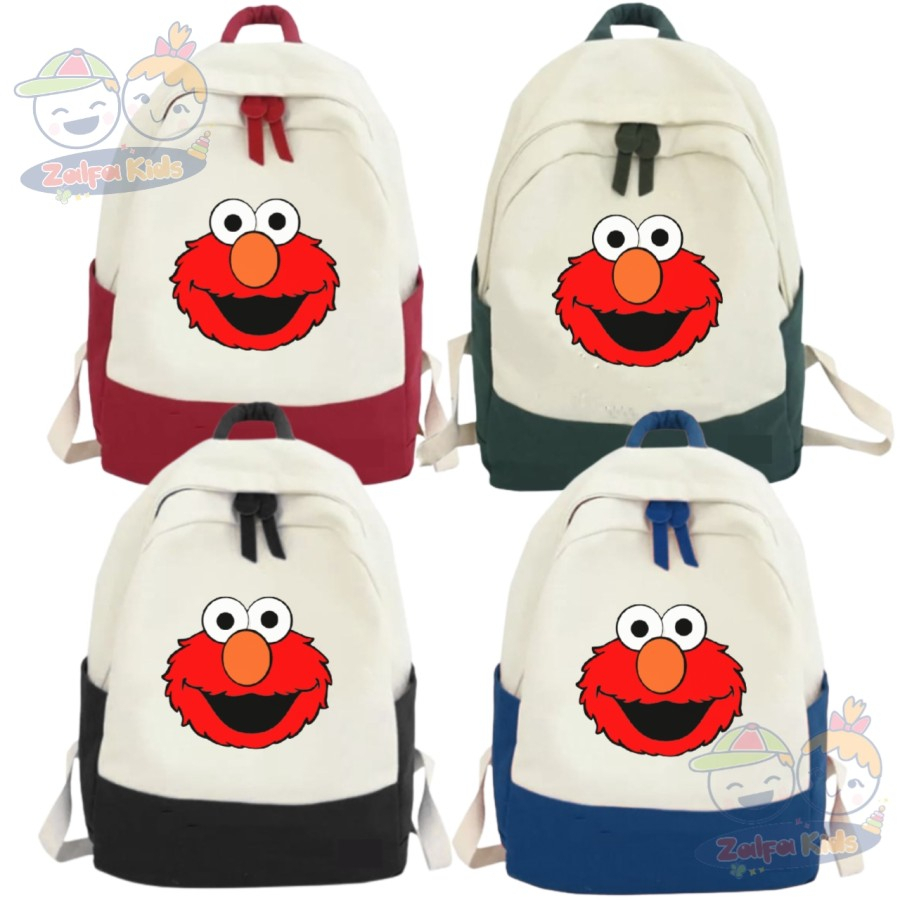 ELMO CHILDRENS SCHOOL BACKPACK กระเป๋าเป้ใช้งานได้ชื่อ | Shopee Thailand