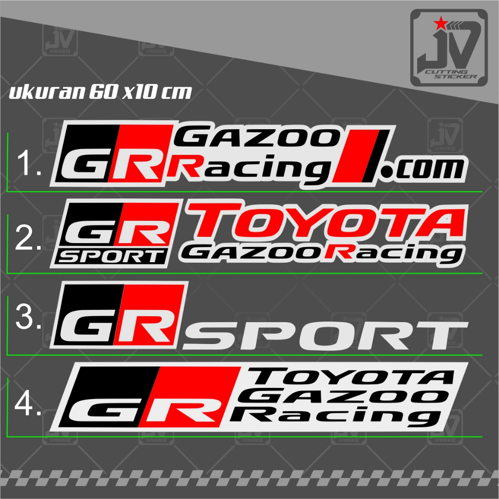 Gr SPORT สติ๊กเกอร์ตัด สติ๊กเกอร์ติดรถ | Shopee Thailand