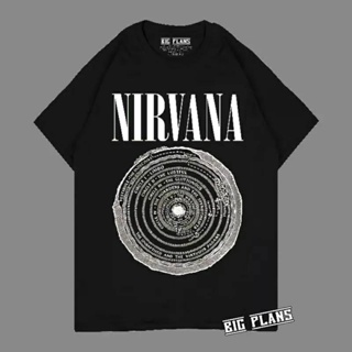 เสื้อยืด พิมพ์ลาย Nirvana METAL