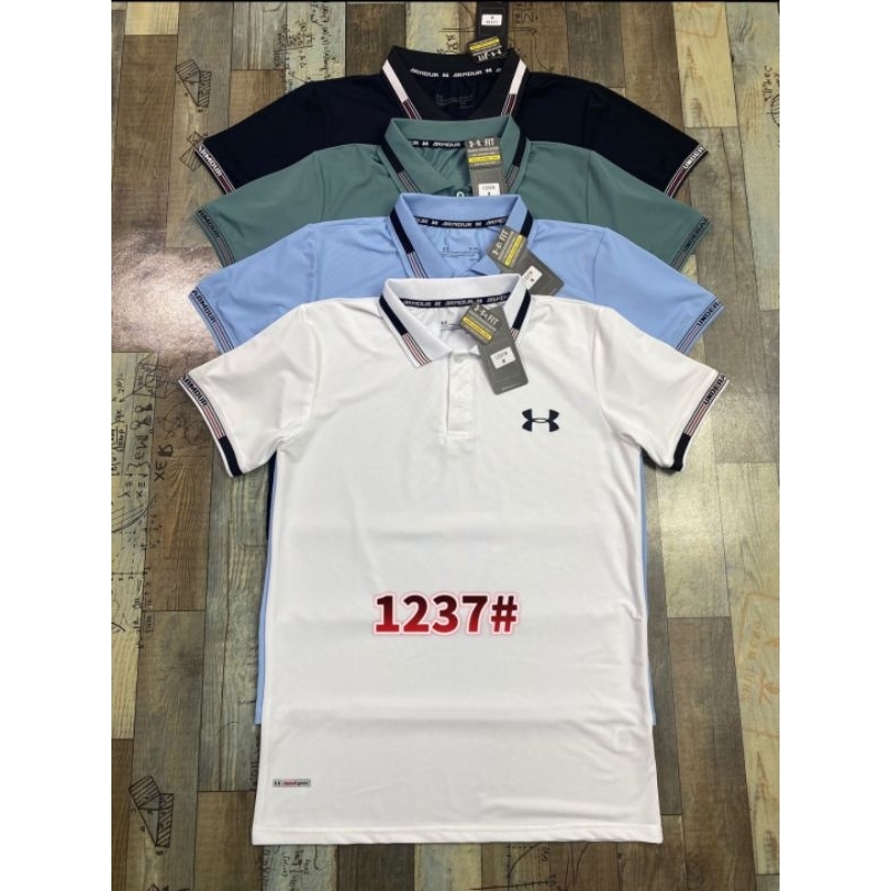 เสื้อโปโลกีฬากอล์ฟ 1237 คุณภาพพรีเมี่ยม นําเข้า | Shopee Thailand