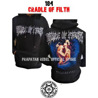 เสื้อกันหนาว เสื้อฮู้ดดี้ CRADLE OF FILTH แบบสวมหัว ร็อคพังก์ โลหะ เพลง PRAPATAN REBEL