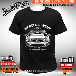 เสื้อยืด พิมพ์ลายรถยนต์ mercedes benz W204 W140 W202 W115 W123 W124 W203 W210 W211 W212