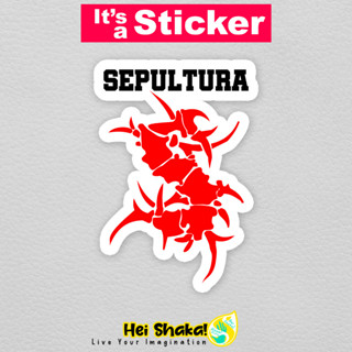 สติกเกอร์ไวนิล Sepultura Music Band กันน้ํา สําหรับติดตกแต่ง