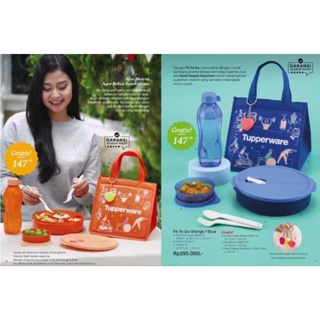 TUPPERWARE ทัปเปอร์แวร์ เหมาะสําหรับไป (4 ชิ้น)