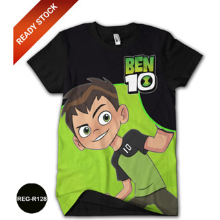 เสื้อยืด พิมพ์ลายการ์ตูน Ben 10 Alien Force สําหรับเด็ก REG-R128