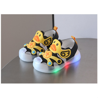 รองเท้าแตะ มีไฟ LED สีสันสดใส สําหรับเด็ก H008