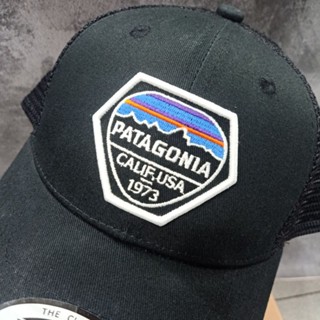 หมวกเบสบอล Patagonia Trucker สีดํา นําเข้า