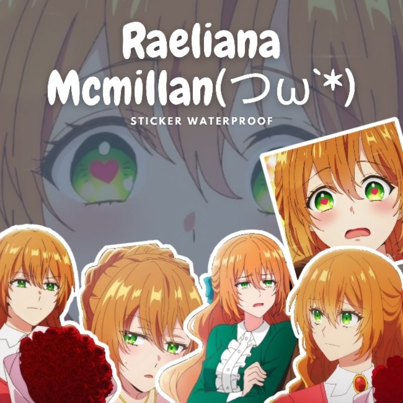 สติกเกอร์-ลายการ์ตูนอนิเมะ-raeliana-mcmillan-why-raeliana-ended-up-at-the-dukes-mansion-กันน้ํา