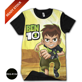 เสื้อยืด พิมพ์ลายการ์ตูน Ben 10 Alien Force สําหรับเด็ก REG-R134
