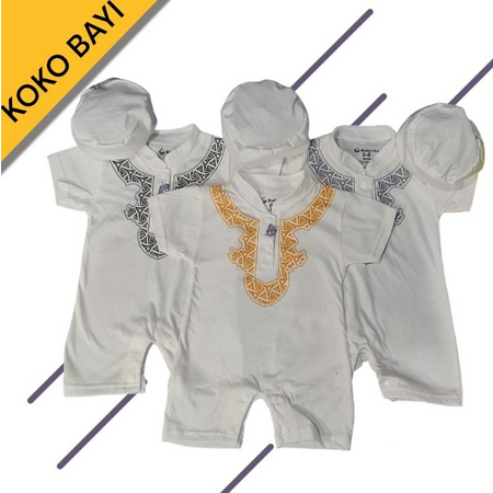 koko-ชุดรอมเปอร์-เสื้อผ้ามุสลิม-สําหรับเด็ก