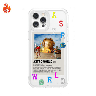 เคสโทรศัพท์มือถือ แบบใส ลายภาพวาด Astroworld สําหรับ Iphone Android ALL TYPE