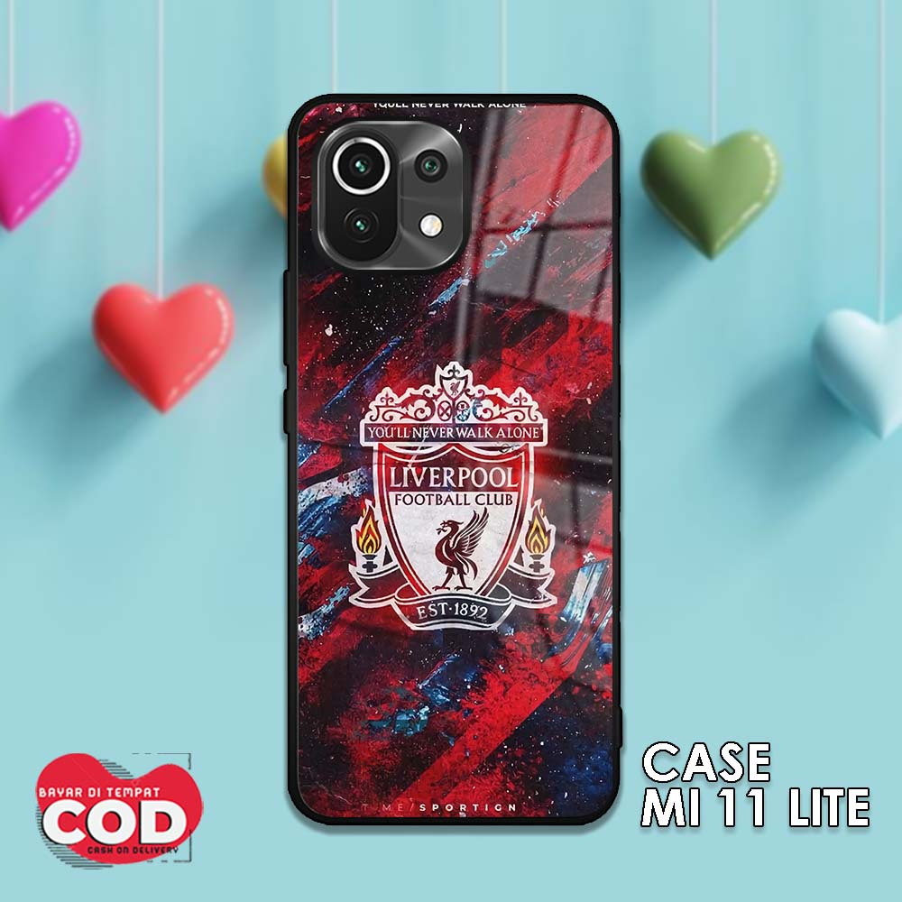 HP Xiaomi Mi 11 Lite Glitter Softcase [PC127] LiverPool Motif Glossy ...
