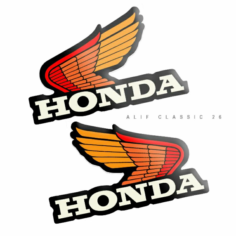 สติกเกอร์-ลาย-honda-xl-orange-old-school-tril-tua-tank-xl-สําหรับติดตกแต่งถังน้ํามัน