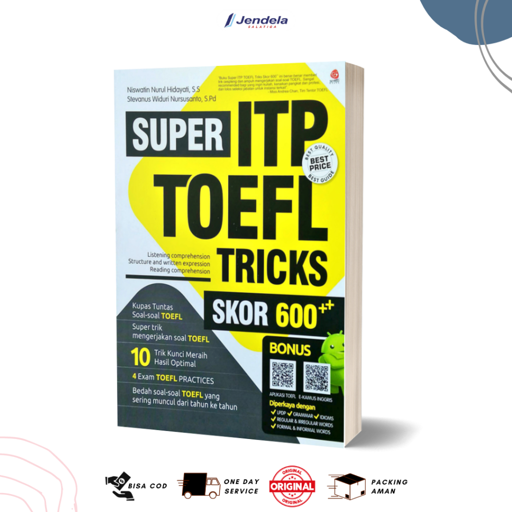 Super ITP TOEFL Tricks Score 600++ - หนังสือทดสอบ TOEFL | Shopee Thailand