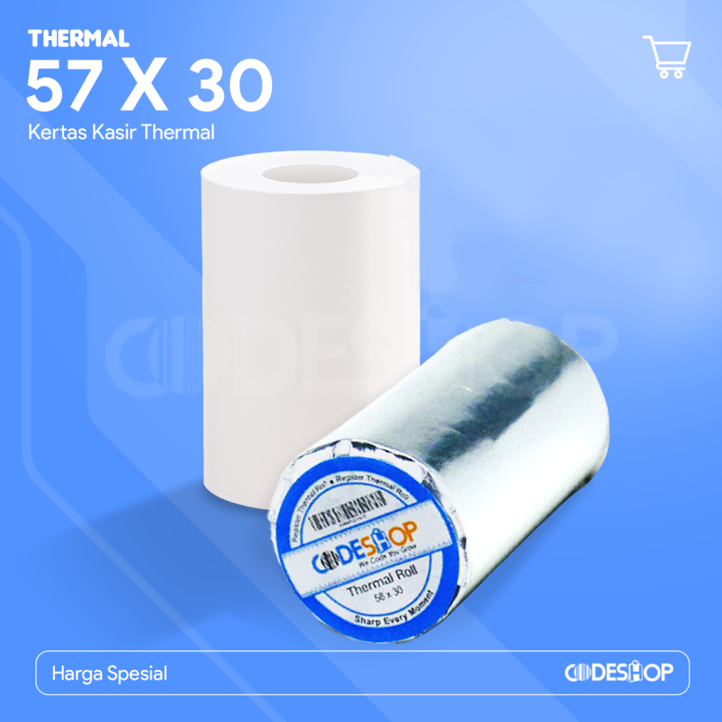 Thermal Paper 57mm x 30mm Small Core Print Receipt Receipt 1 ม
