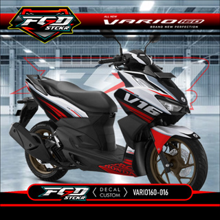 สติกเกอร์รูปลอก ลายกราฟฟิค Fullbody Honda All New Vario 160 - Variation List Motor 016