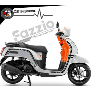 สติกเกอร์ ลายเส้น FAZZIO LIS STICKER SCF.293 สําหรับติดตกแต่งรถจักรยานยนต์