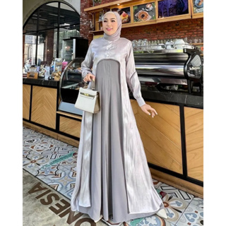 Hitam ล่าสุด GAMIS RABELLA DRESS BC ชุดเดรสสั้น สีดํา สีเทา มินต์ สไตล์เกาหลี เรียบง่าย หรูหรา สําหรับผู้หญิง ไซซ์ M L XL XXL