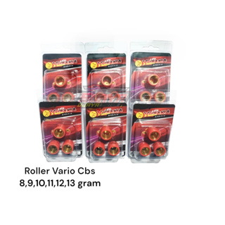 ลูกกลิ้ง Vario Cbs Roller Vario Cbs Vario 125 150 Fi Led Skywave Skydrive Spin 125 8 9 10 11 12 13 กรัม Roller Genio Pcx 150 Beat New 2020 3 ชิ้น]