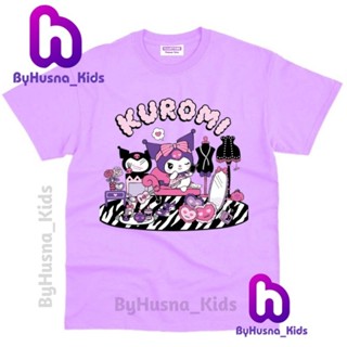 เสื้อยืด KUROMI KUROMI UNISEX วัสดุพรีเมี่ยม สําหรับเด็กวัยหัดเดิน