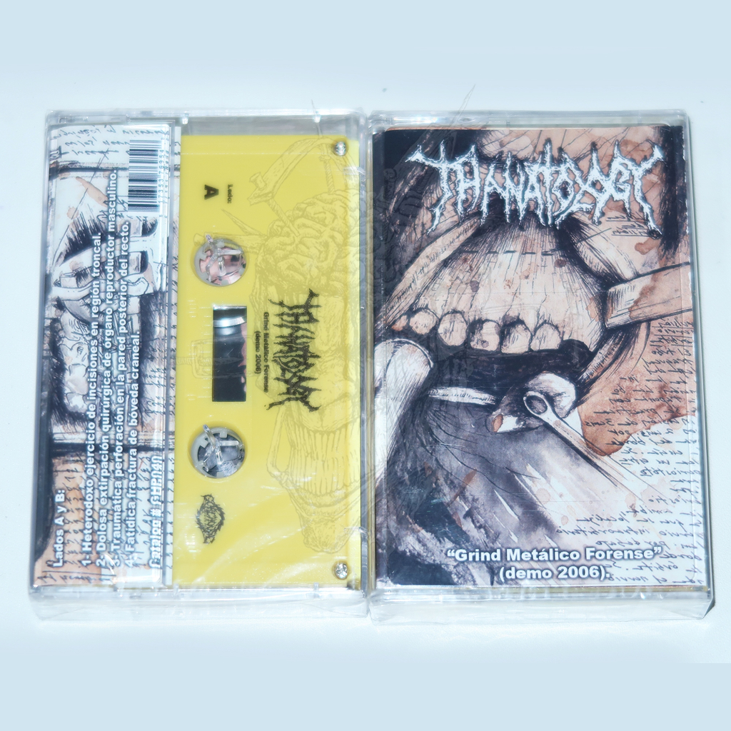 เทป-thanatology-grind-metalico-forense-สาธิตปี-2006