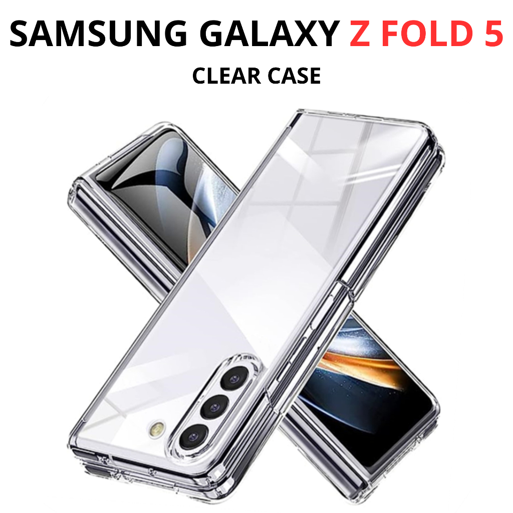 เคส-samsung-galaxy-z-fold-5-เคสใส-แบบบาง-เคสใส