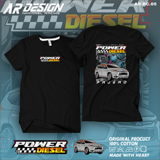 Kaos Diesel Power - Baju Distro Men Pajero เสื้อยืดลําลอง สําหรับผู้ชาย แขนสั้น คอกลม พิมพ์ลาย Diesel Power Pajero Automotive Cutton Combed AR-05