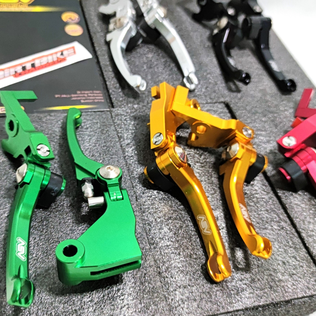 ASV Handle ด้ามพับ KLX 150 DTRACKER 150 CNC อลูมิเนียม ANTI-BREAKING ...