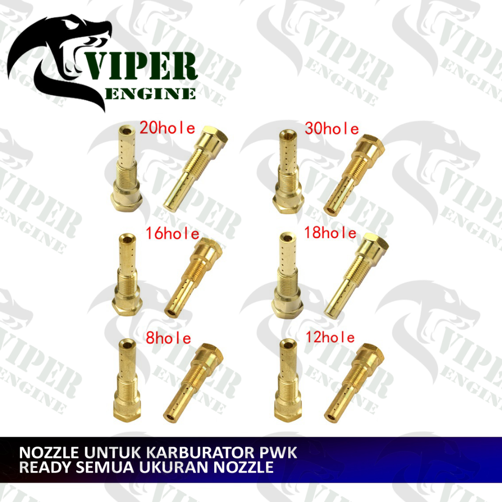 PWK NOZZLE HOLE 8 12 16 18 20 30 NOZZLE NOZZLE NOZZLE NOZZLE NOZZLE ...