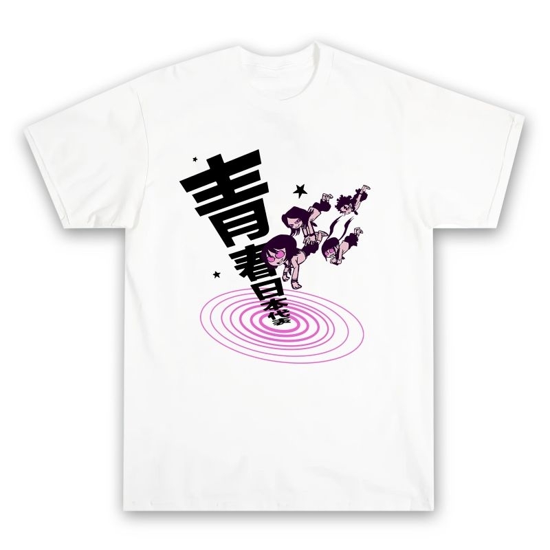 aftereight-id-kaos-japan-girl-band-atarashii-gakko-สมาชิกหน้าตกเท่านั้น-เสื้อยืดเพื่อความสวยงาม