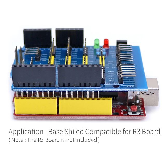 เปิด-SMART Arduino GPIO เซ็นเซอร์ขยายโล่โมดูลฐาน IO บอร์ดต้นแบบ ...