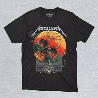 เสื้อยืด พิมพ์ลาย Metallica METAL METAL Music DISTRO สําหรับผู้ชาย และผู้หญิง