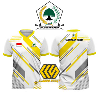 เสื้อกีฬาแขนสั้น พิมพ์ลาย Golkar Party Jersey