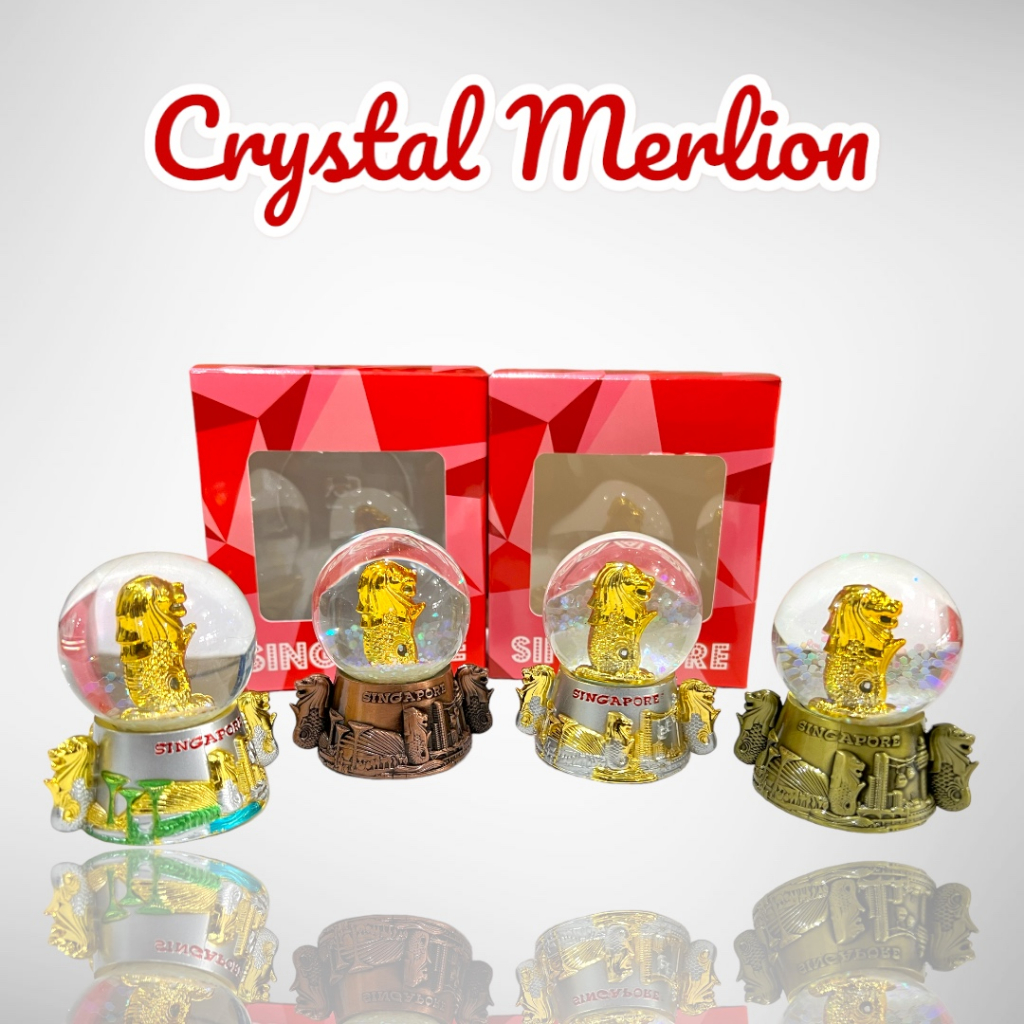 SOUVENIR SINGAPORE Merlion Crystal / Display Merlion Sigapore | Shopee ...