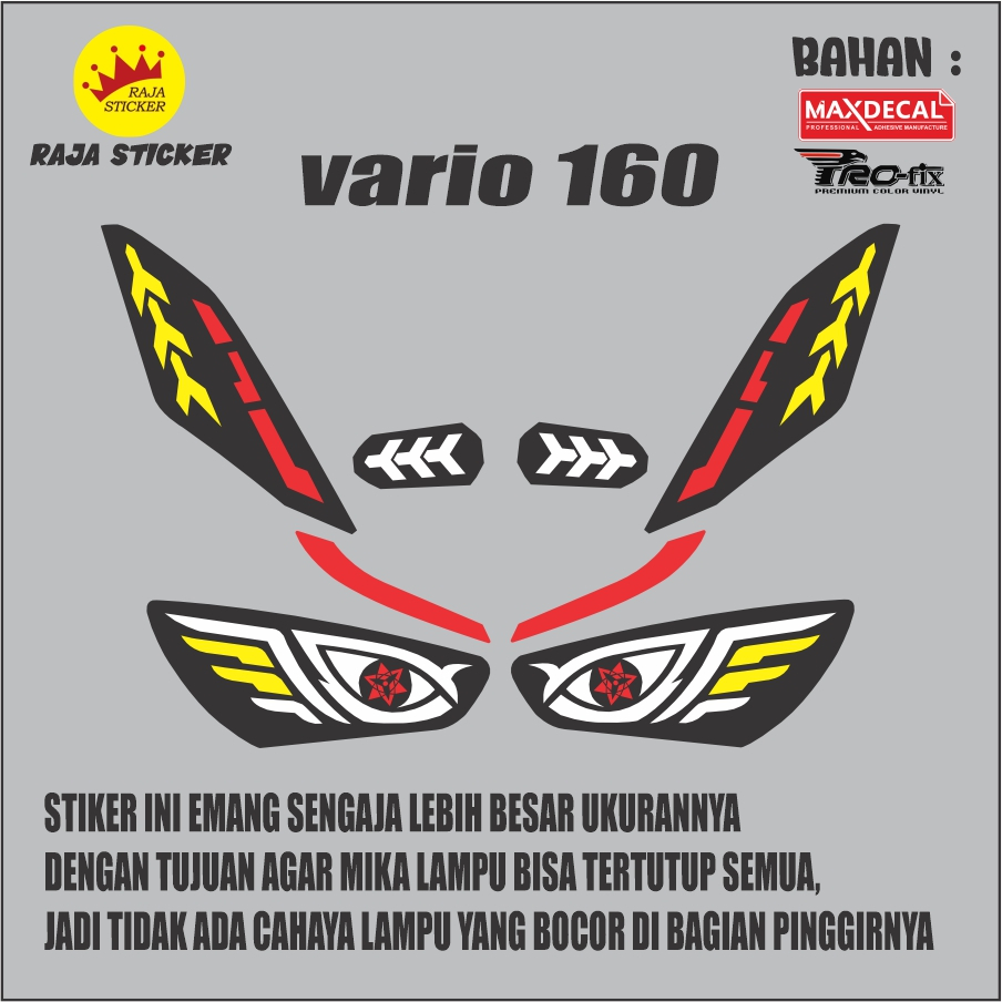 ใหม่-สติกเกอร์คิ้ว-vario-lamp-160cc