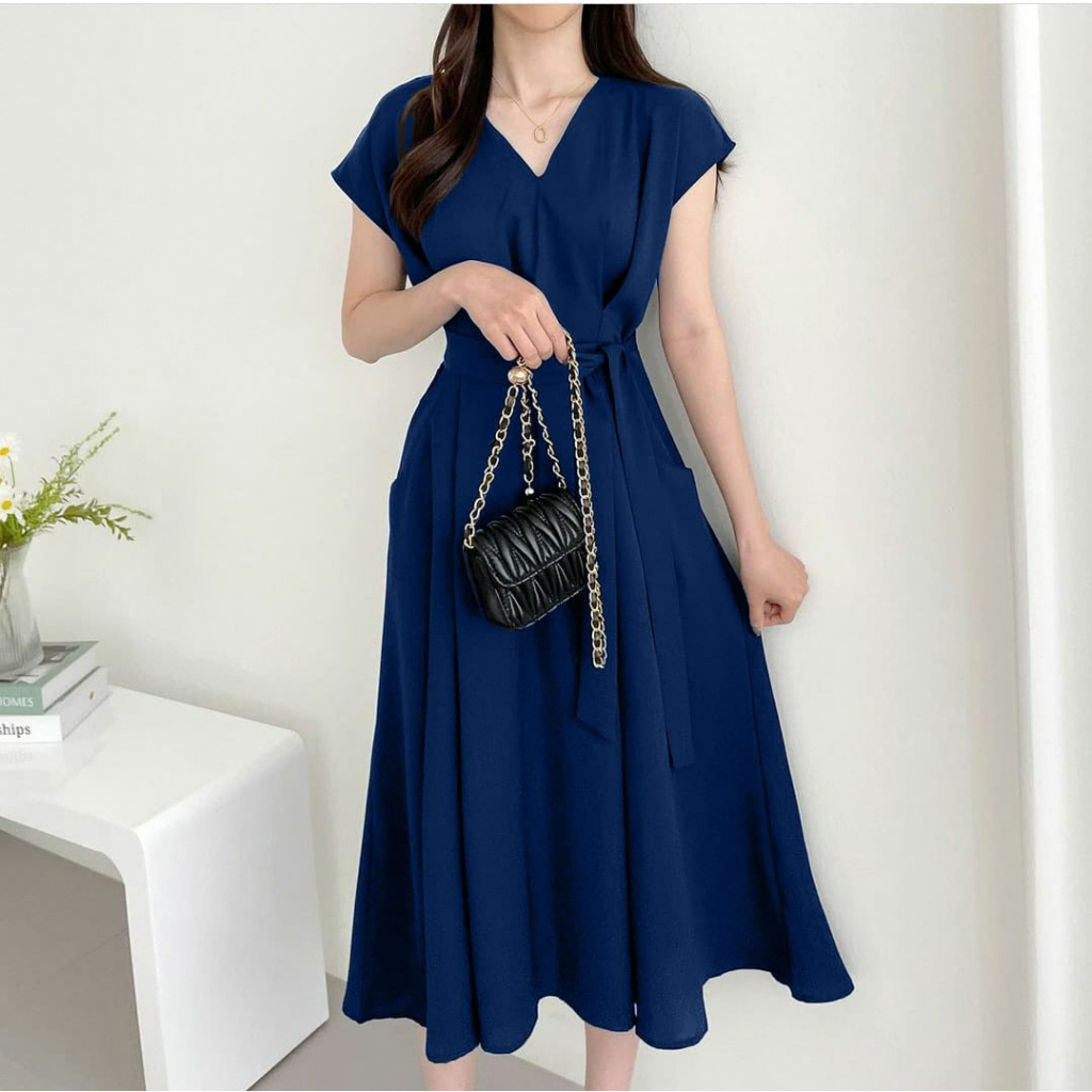 ชุดเดรส-as-fashion-dress-แฟชั่นใหม่ล่าสุด-สําหรับผู้หญิง-midi-dress-สําหรับคริสต์มาส
