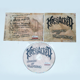 แผ่น Cd MASSACRED ประกอบเรื่อง Slaughter