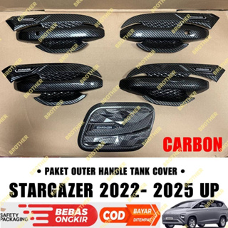 ฝาครอบถังน้ํามันคาร์บอน เคลือบเงา สําหรับ Hyundai Stargazer 2022 2023 2024 2025