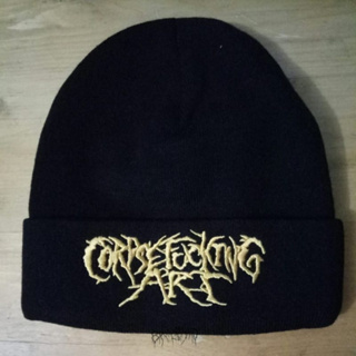 Winterhat - CORPSEFUCKING ART - โลโก้สีน้ําตาลดํา