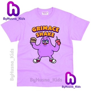 Grimace SHAKE เสื้อยืด พิมพ์ลายตัวอักษร GRIMACE SHAKE วัสดุพรีเมี่ยม สําหรับเด็กวัยหัดเดิน