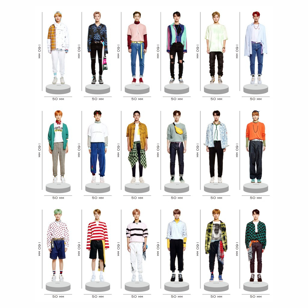 Nct ACRYLIC STANDEE/STANDEE FIGURE KPOP BOYBAND NCT RESONANCE PT. 1 ...