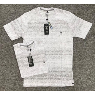 เสื้อยืด พิมพ์ลาย PUTIH Amd 053 VOLCOM สีขาว สําหรับผู้ชาย