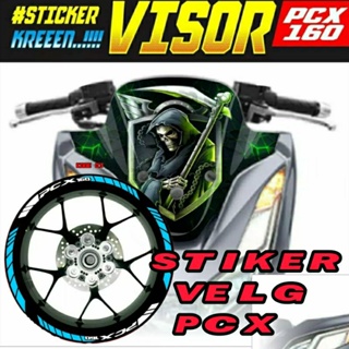 Pcx ใหม่ 160 visor sticker PCX 160 Rim sticker/honda PCX new Striping/PCX 160 Motorcycle visor all new