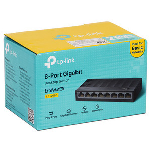 สวิตช์เดสก์ท็อป Tp LINK LS1008G 8 พอร์ต 10 100 1000Mbps | Shopee Thailand